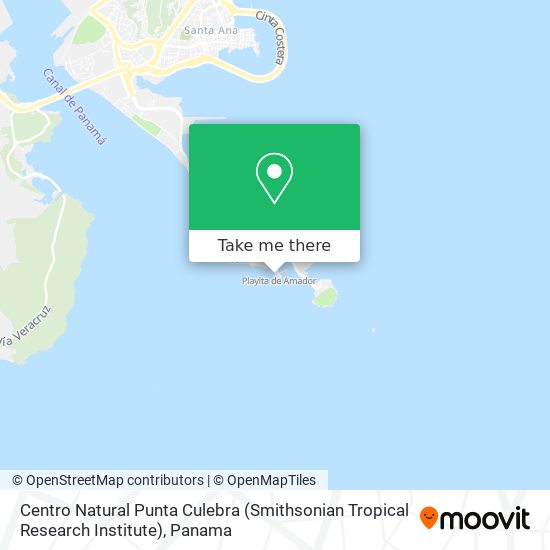 Centro Natural Punta Culebra (Smithsonian Tropical Research Institute) map