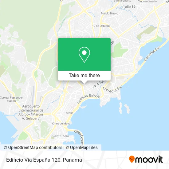 Mapa de Edificio Via España 120