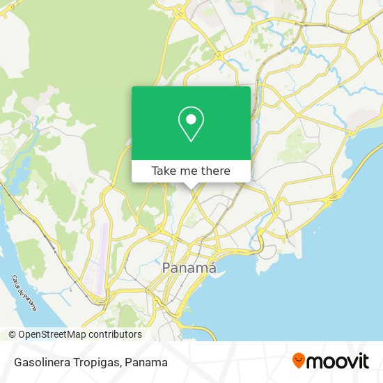 Gasolinera Tropigas map