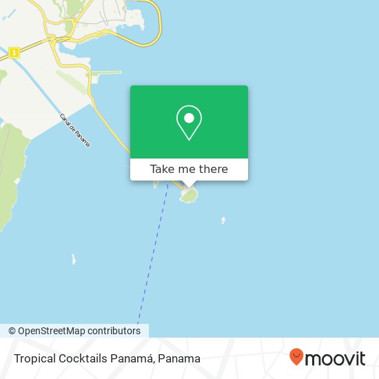 Tropical Cocktails Panamá map