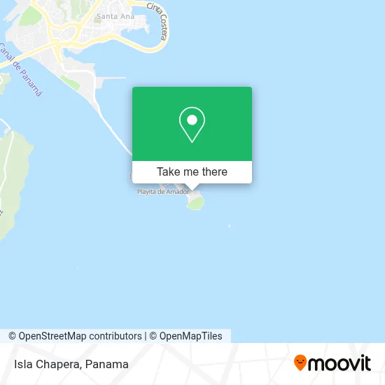 Isla Chapera map