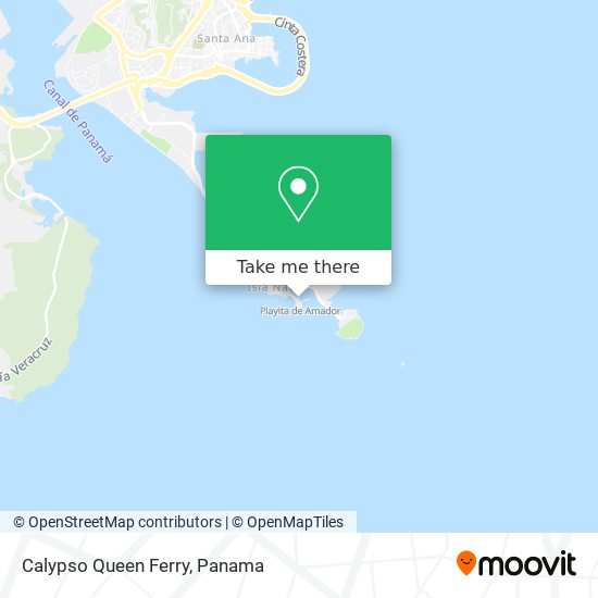 Calypso Queen Ferry map