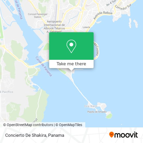 Concierto De Shakira map