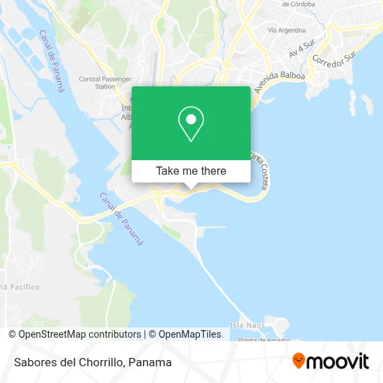 Sabores del Chorrillo map