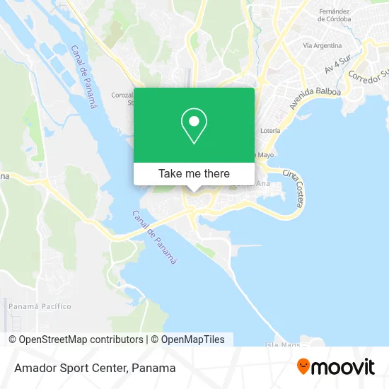 Amador Sport Center map