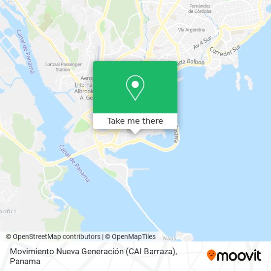 Movimiento Nueva Generación (CAI Barraza) map