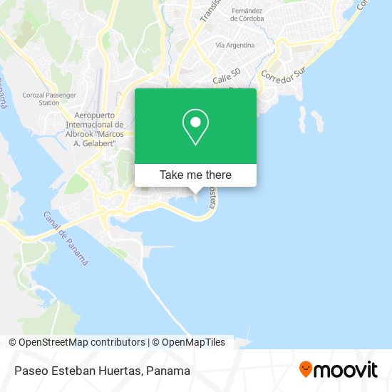 Mapa de Paseo Esteban Huertas