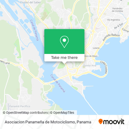 Asociacion Panameña de Motociclismo map