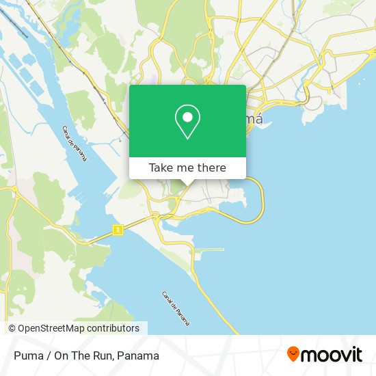 Puma / On The Run map