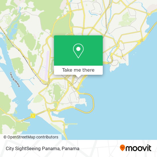 City SightSeeing Panama map