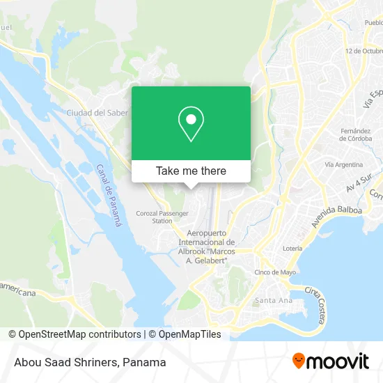 Abou Saad Shriners map