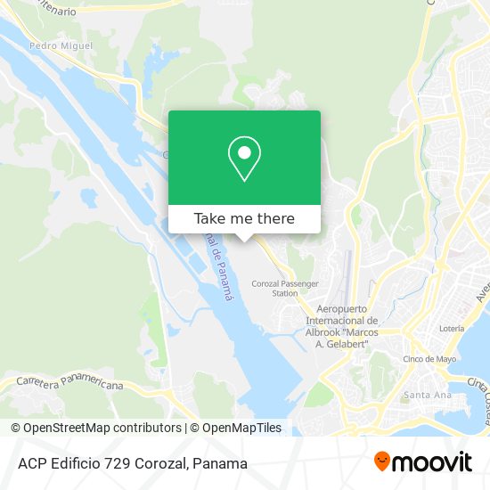 Mapa de ACP Edificio 729 Corozal