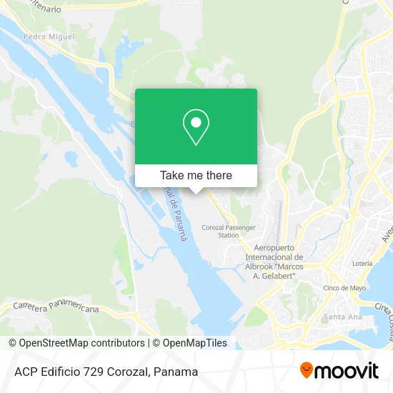 ACP Edificio 729 Corozal map