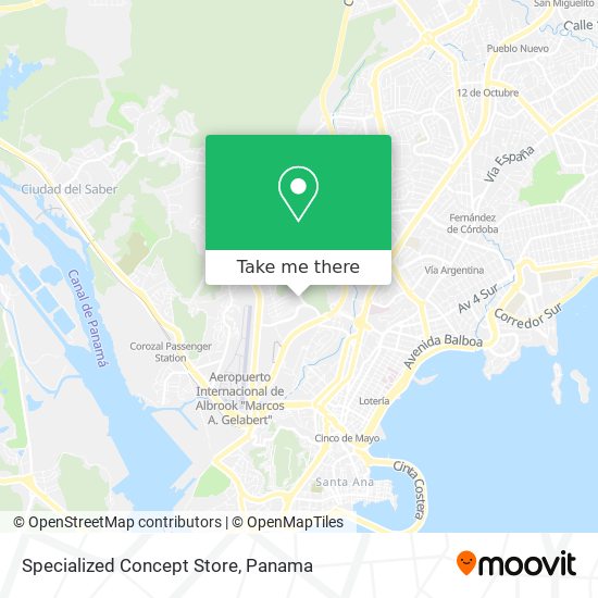 Specialized Concept Store map