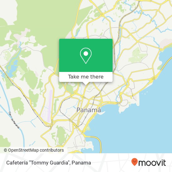 Cafetería "Tommy Guardia" map