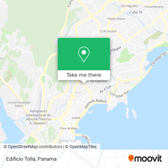 Edificio Tolia map