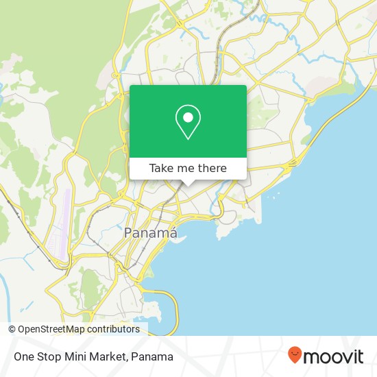 Mapa de One Stop Mini Market