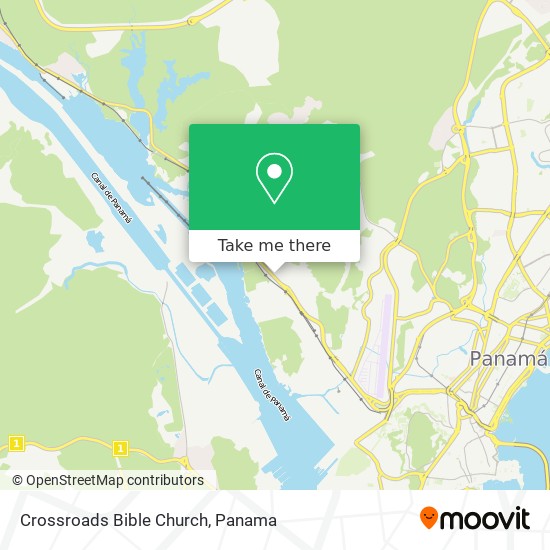 Crossroads Bible Church map