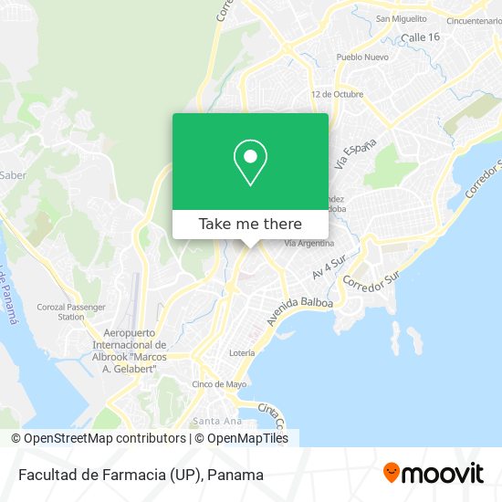 Mapa de Facultad de Farmacia (UP)