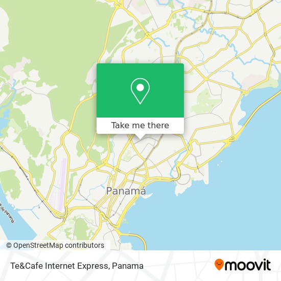 Te&Cafe Internet Express map
