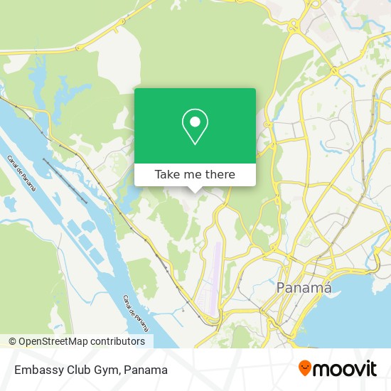 Embassy Club Gym map