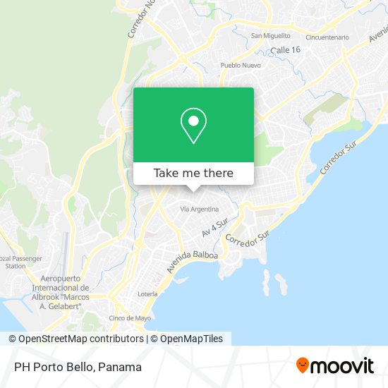 PH Porto Bello map
