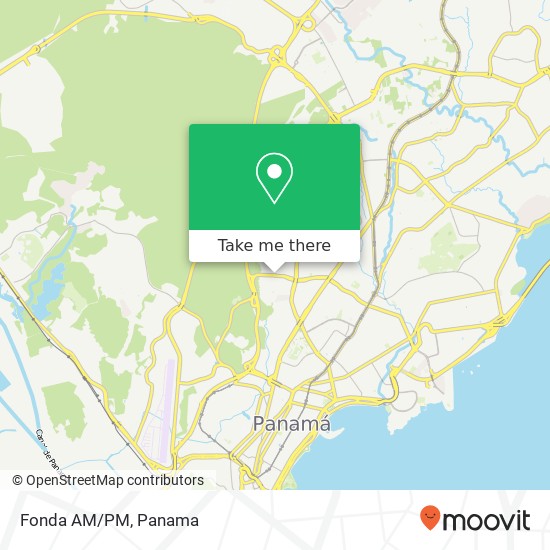 Fonda AM/PM map