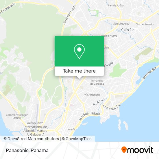 Panasonic map