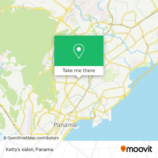 Ketty's salon map