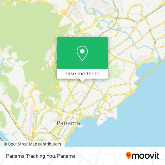 Panama Tracking You map