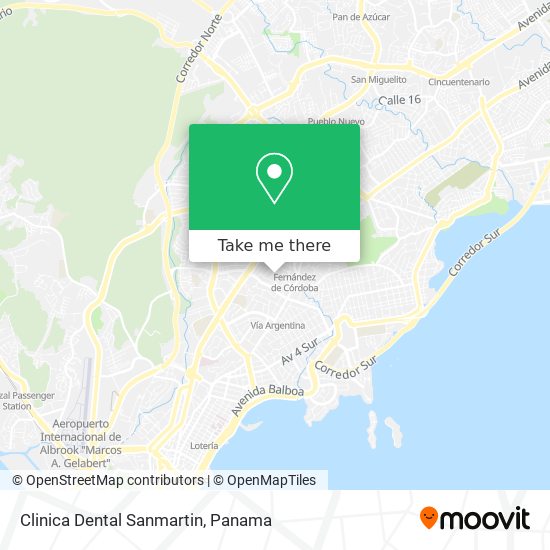 Clinica Dental Sanmartin map