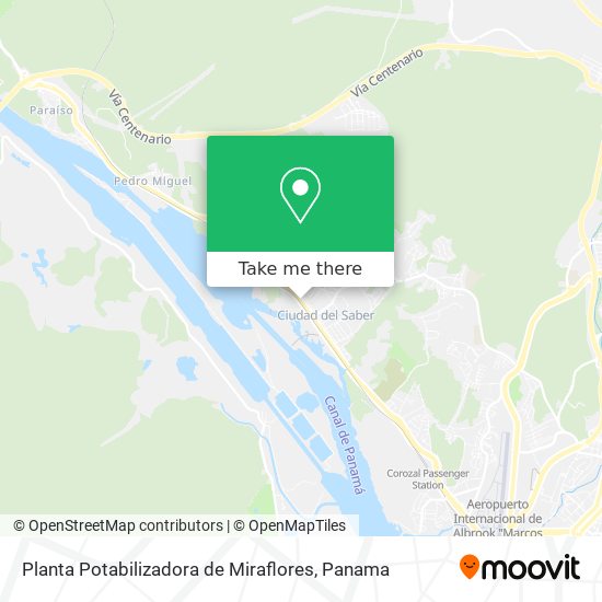 Planta Potabilizadora de Miraflores map
