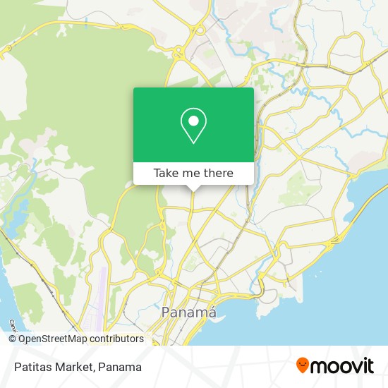 Patitas Market map