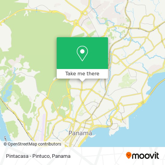 Pintacasa - Pintuco map
