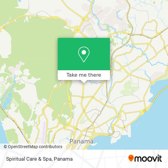 Spiritual Care & Spa map