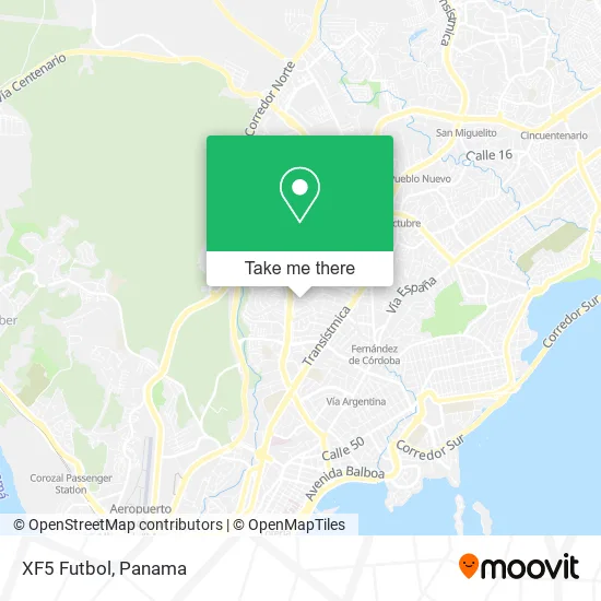 XF5 Futbol map