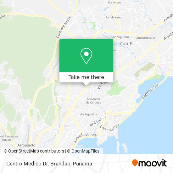 Centro Médico Dr. Brandao map