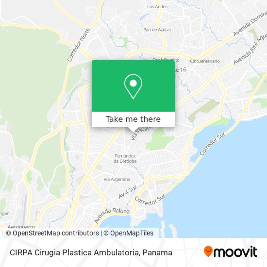 CIRPA Cirugia Plastica Ambulatoria map