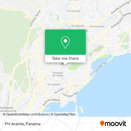 Mapa de PH Aramis