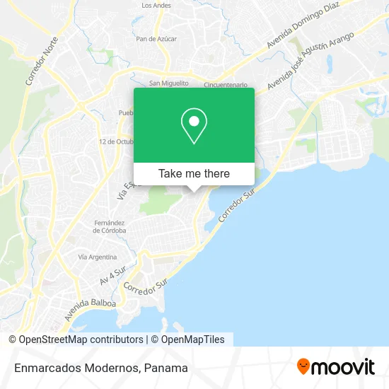 Enmarcados Modernos map