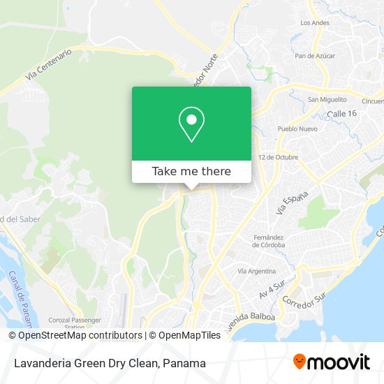 Lavanderia Green Dry Clean map
