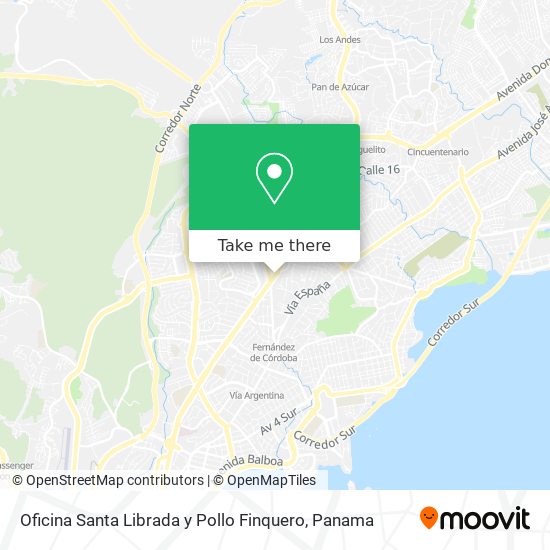 Mapa de Oficina Santa Librada y Pollo Finquero