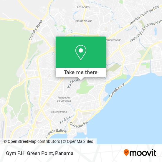 Gym P.H. Green Point map
