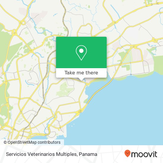 Servicios Veterinarios Multiples map