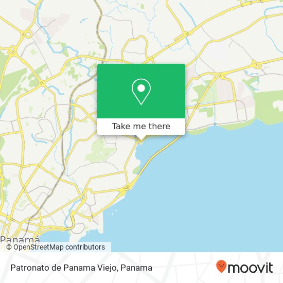 Patronato de Panama Viejo map