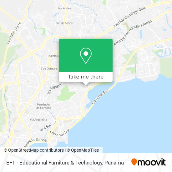 EFT - Educational Furniture & Technology map