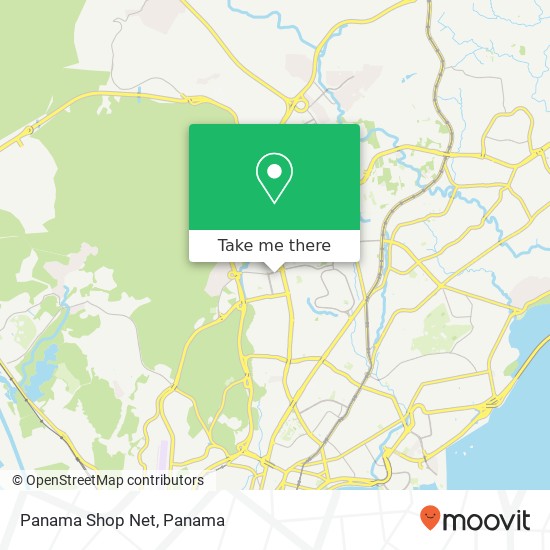 Panama Shop Net map