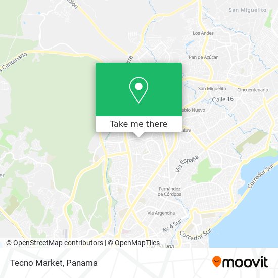 Tecno Market map