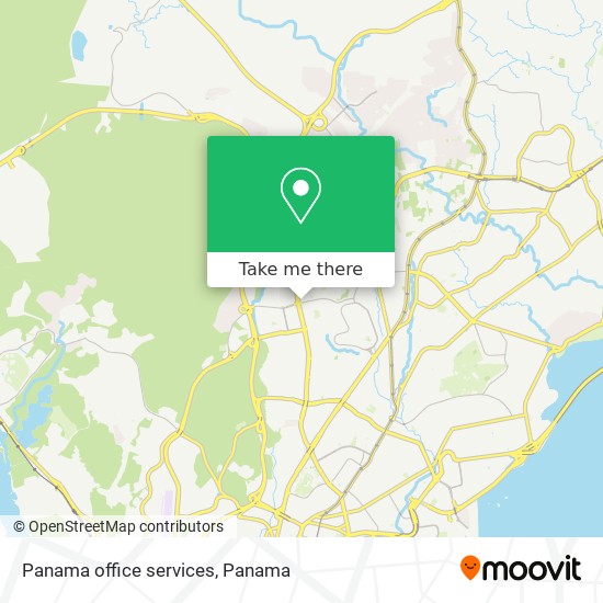 Panama office services map