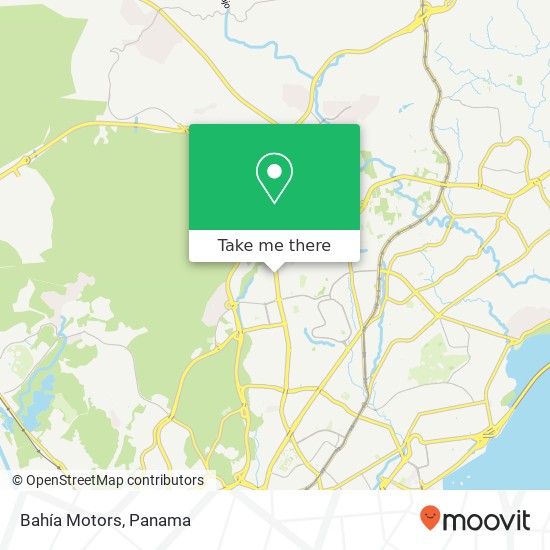 Bahía Motors map